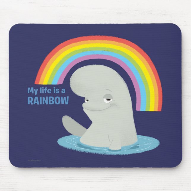 Bailey | My Life is a Rainbow Mouse Pad (Front)