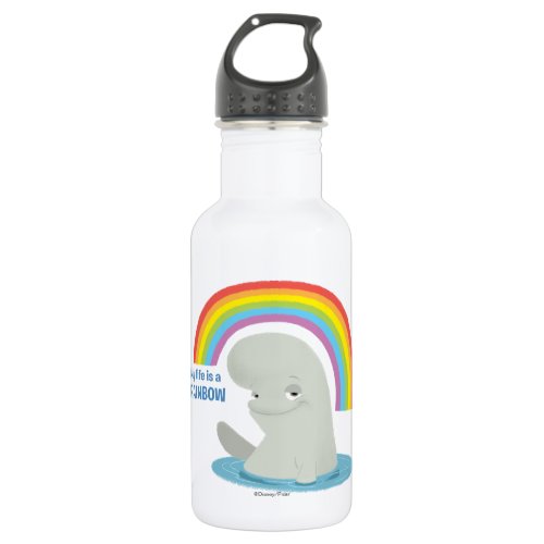 Bailey  My Life is a Rainbow Stainless Steel Water Bottle