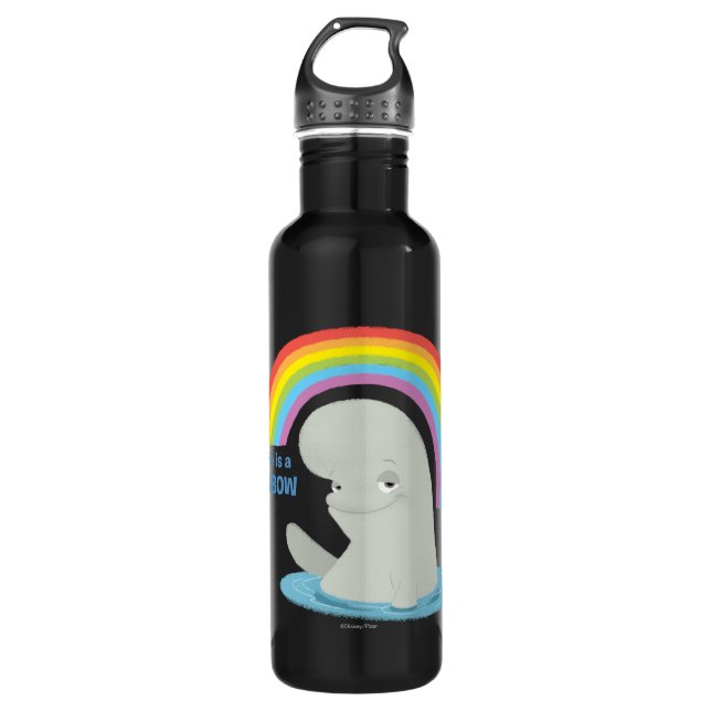 Bailey | My Life is a Rainbow Stainless Steel Water Bottle (Front)