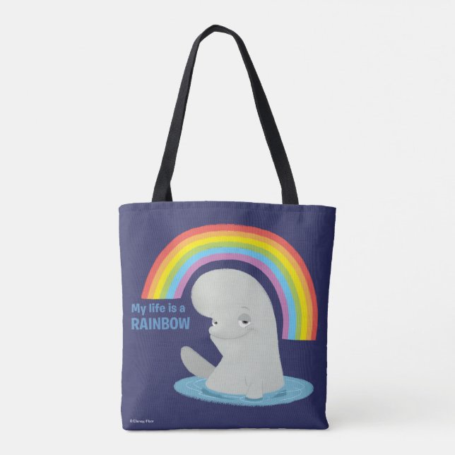 Bailey | My Life is a Rainbow Tote Bag (Back)