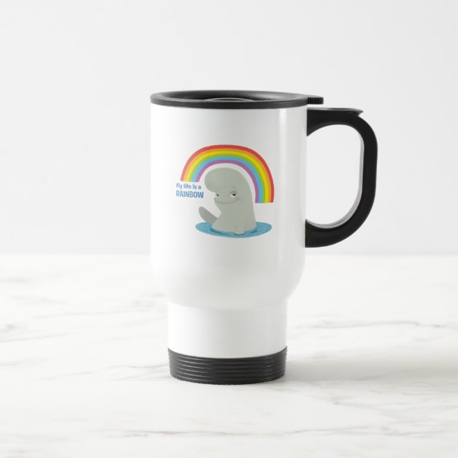 Bailey | My Life is a Rainbow Travel Mug (Right)