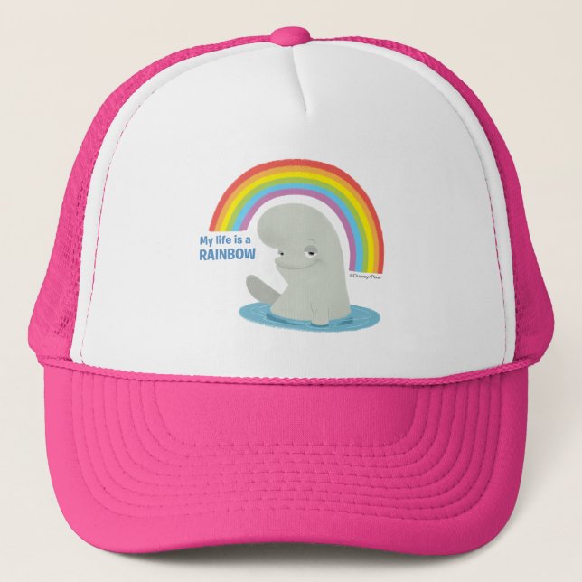 Bailey | My Life is a Rainbow Trucker Hat (Front)