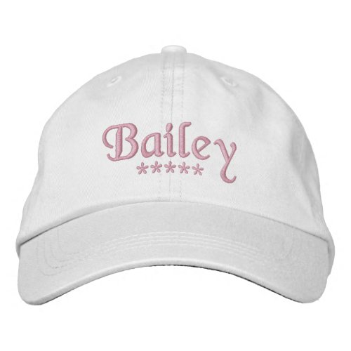 Bailey Name Embroidered Baseball Cap