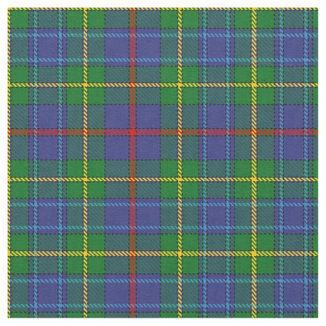 Bailey Scottish Clan Tartan Fabric (Close Up)