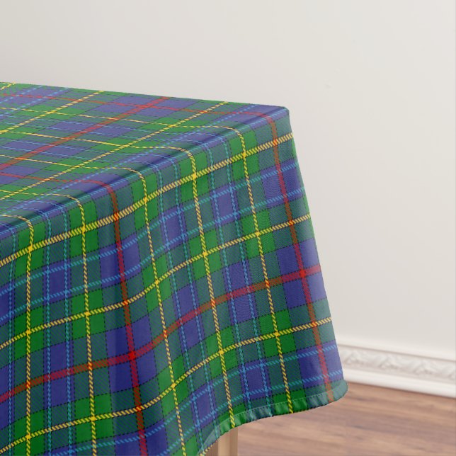 Bailey Scottish Clan Tartan Pattern Tablecloth (In Situ)