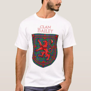 Bailey Tartan Scottish Plaid Lion Rampant T-Shirt