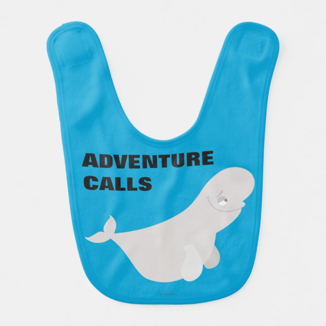 Bailey the Beluga Whale Bib (Front)