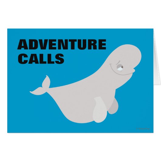 Bailey the Beluga Whale Cards (Front Horizontal)