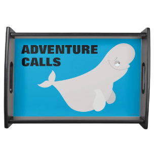 Bailey the Beluga Whale Serving Tray
