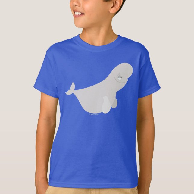 Bailey the Beluga Whale T-Shirt (Front)