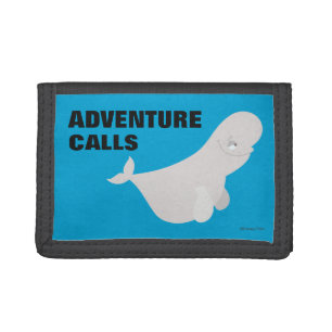 Bailey the Beluga Whale Trifold Wallet