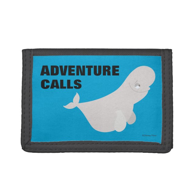 Bailey the Beluga Whale Trifold Wallet (Front)