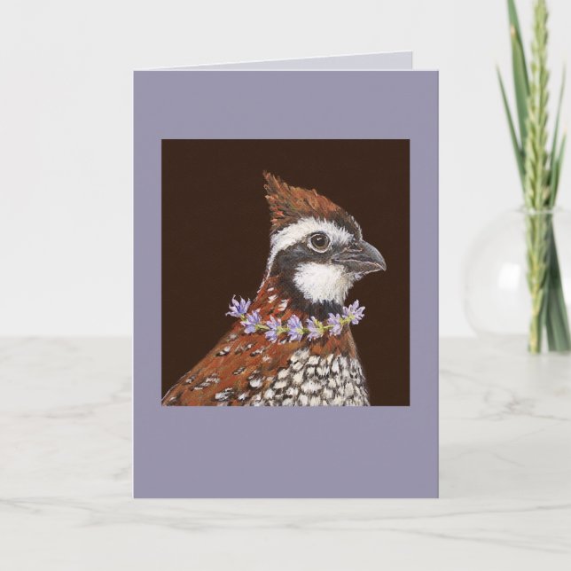 Bailey the bobwhite card (Front)