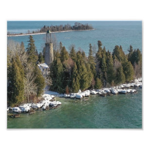 Baileys Harbor Door County WI Birdcage Lighthouse Photo Print