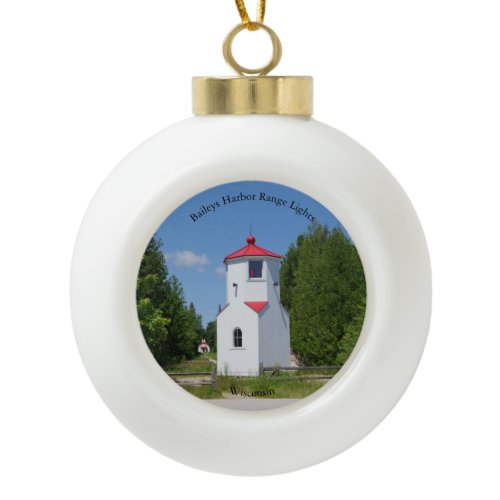 Baileys Harbor Range Light ornament
