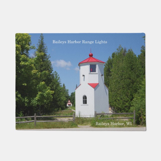 Baileys Harbor Range Lights door mat (Front)