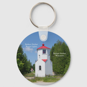Baileys Harbor Range Lights key chain