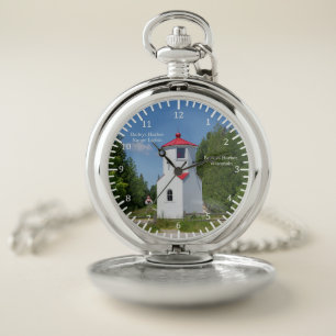 Baileys Harbor Range Lights pocket watch