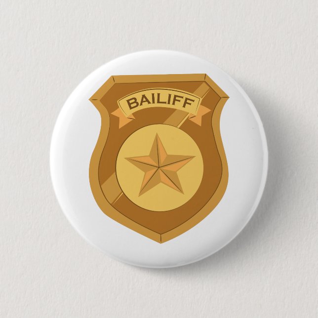 Bailiff Badge Button (Front)