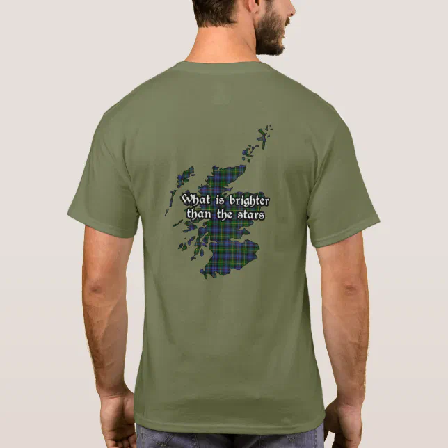 Baillie Modern Tartan Polo Shirt Viking Wolf