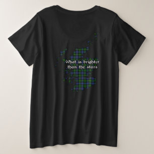 Baillie Clan Badge and Tartan Women's Plus Size T-Shirt