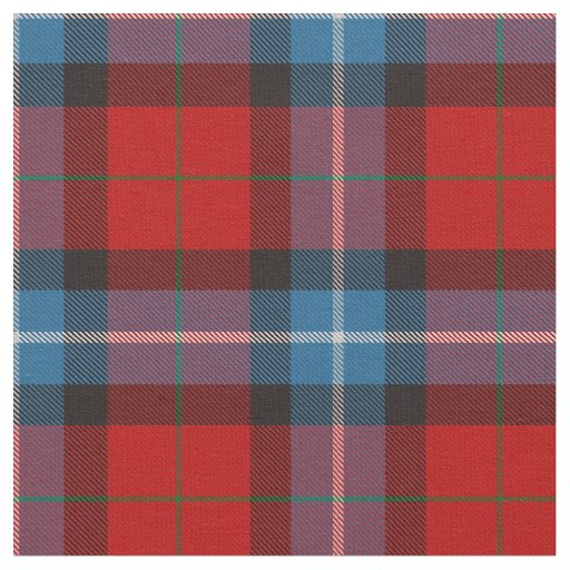 Baillie of Polkemett Red Clan Tartan Fabric
