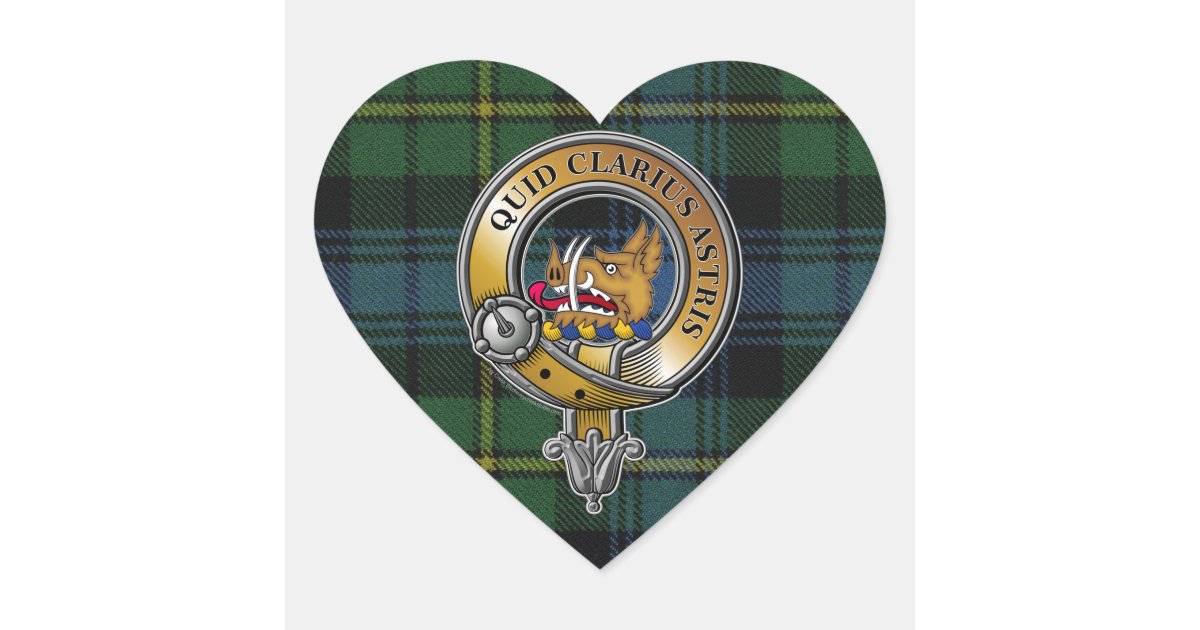 Baillie Tartan Crest Wall Hanging Banner - Wood Pole