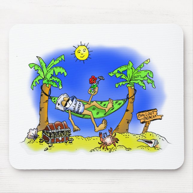 Bailout Beach Mouse Pad (Front)