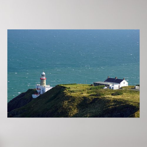 Baily Lighthouse Ireland Poster