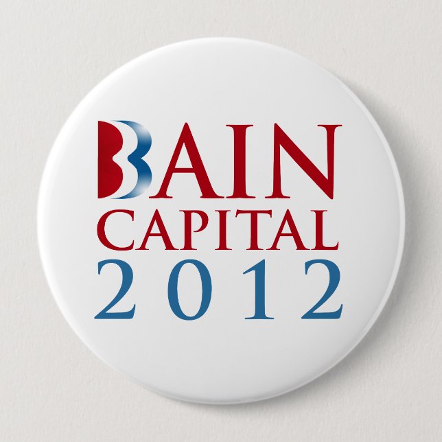BAIN CAPITAL 2012 PINBACK BUTTON (Front)