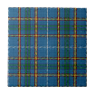 Bain Clan Hunting Tartan Plaid Pattern Ceramic Tile