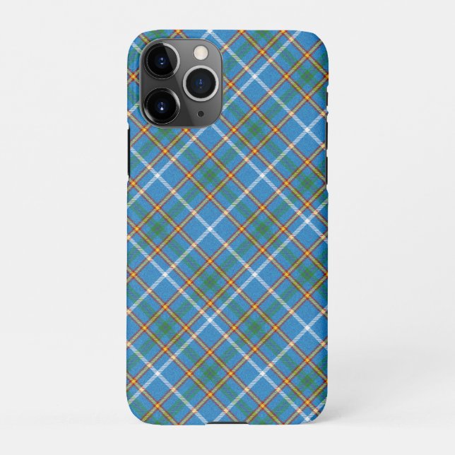 Bain Clan Tartan Plaid Pattern iPhone Case (Back)