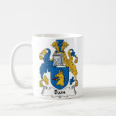 Bain Family Crest Coffee Mug (Left)