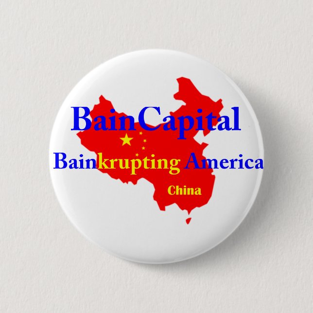 Bain-krupting America Button (Front)