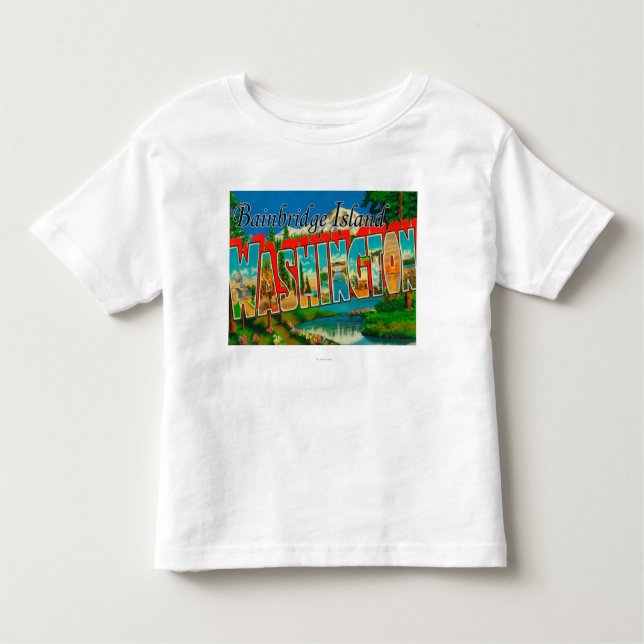 Bainbridge Island, Washington Toddler T-shirt (Front)