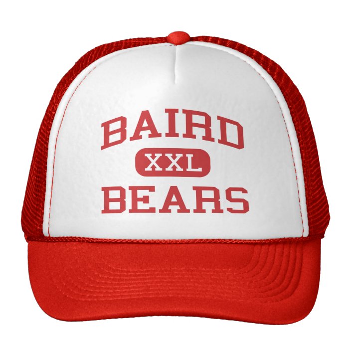 Baird Bears Baird High School Baird Texas Trucker Hat Zazzle