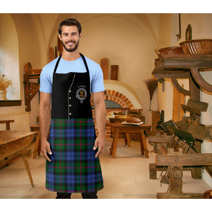 Baird Clan Badge & Tartan Kilt Apron