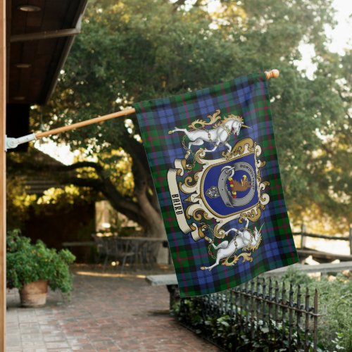 Baird Clan Badge  Tartan Personalized House Flag