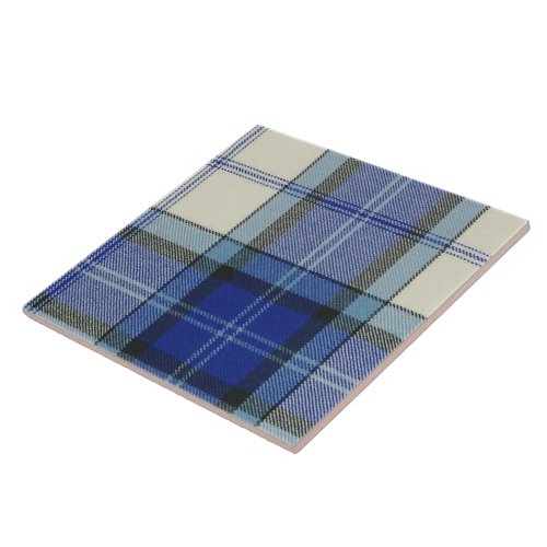 Baird Dress Blue Tartan Plaid Tile