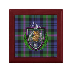 Baird Scottish Clan Tartan & Crest Gift Box