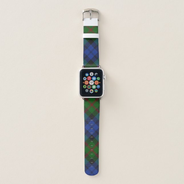 Baird Scottish Clan Tartan Plaid Pattern Apple Watch Band (Front)