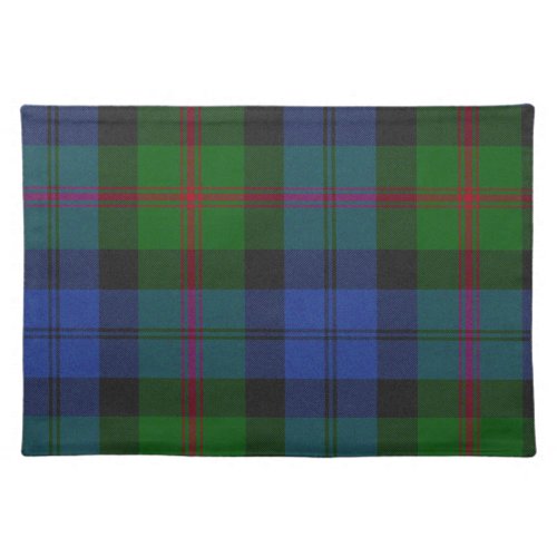 Baird Scottish Clan Tartan Plaid Pattern Cloth Placemat