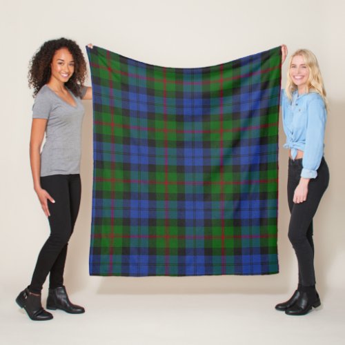 Baird Scottish Clan Tartan Plaid Pattern Fleece Blanket