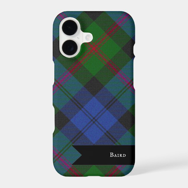 Baird Scottish Clan Tartan Plaid Pattern iPhone Case (Back)