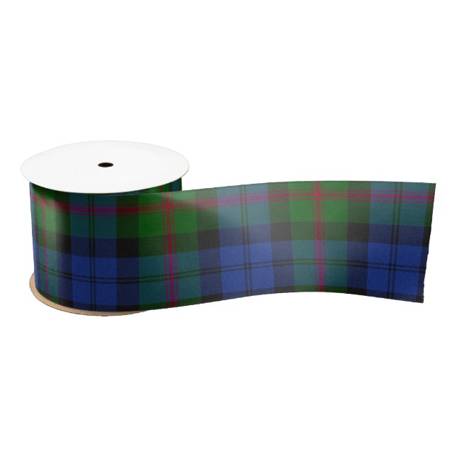 Baird Scottish Clan Tartan Plaid Pattern Satin Ribbon (Spool)