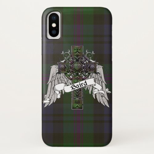 Baird Tartan Cross iPhone X Case