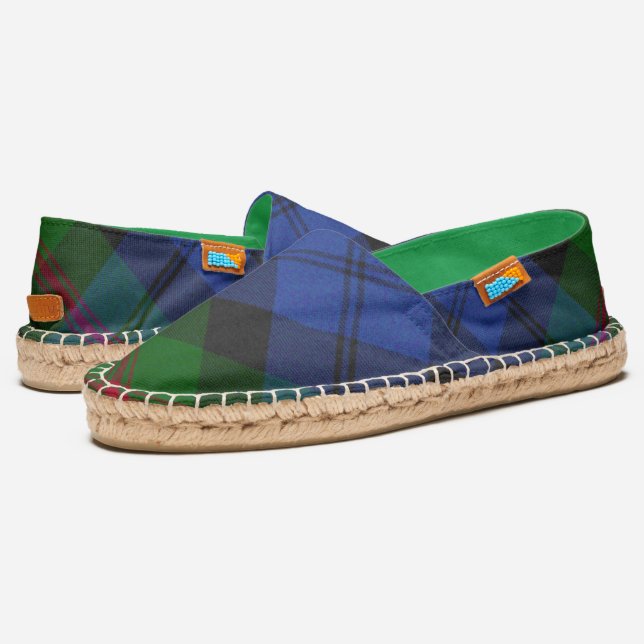 Baird Tartan Plaid Scottish Pattern Espadrilles (Angled)