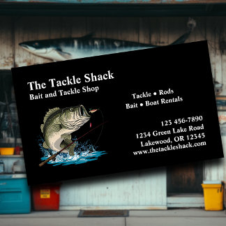 Bait and Tackle Shop Business Card