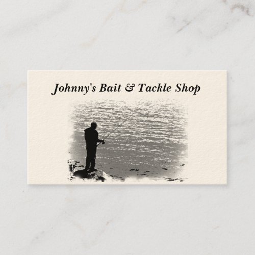 Bait and Tackle Shop Business Card