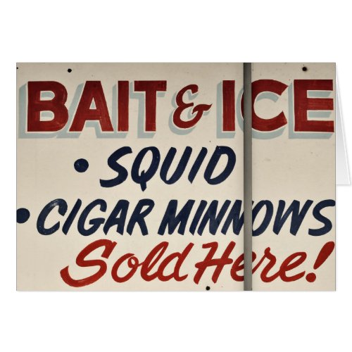 Bait Shop Sign